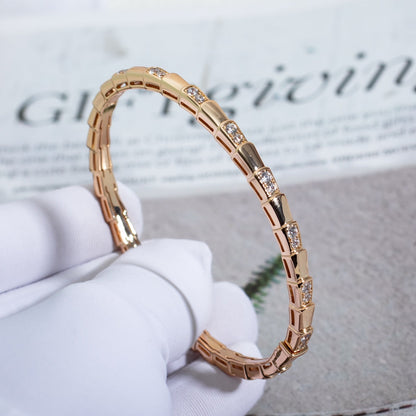 [AuraEcho Jewelry]SERPENTI BRACELET PINK GOLD DIAMOND