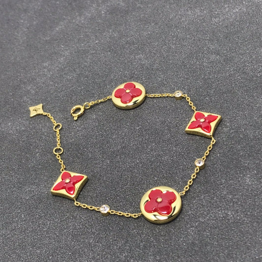 [AuraEcho Jewelry]STAR AND SUN CARNELIAN 4 MOTIFS 3 DIAMONDS