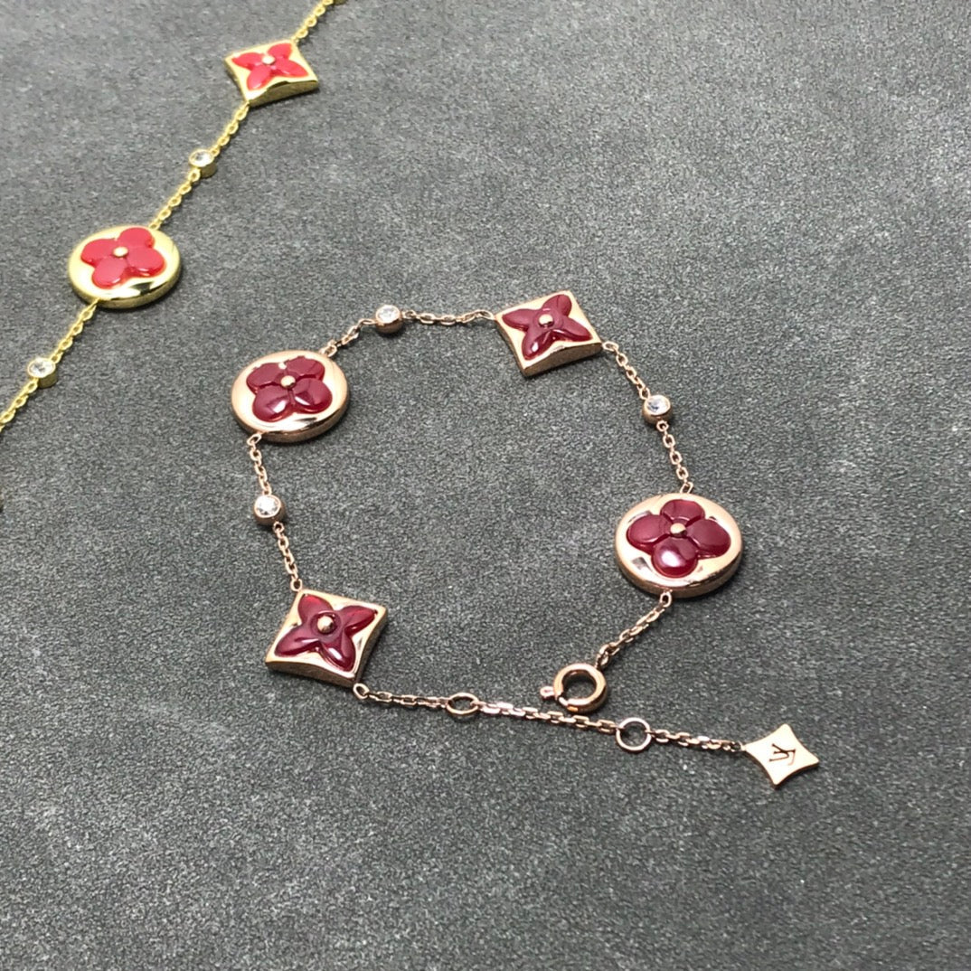 [AuraEcho Jewelry]STAR AND SUN CARNELIAN 4 MOTIFS 3 DIAMONDS