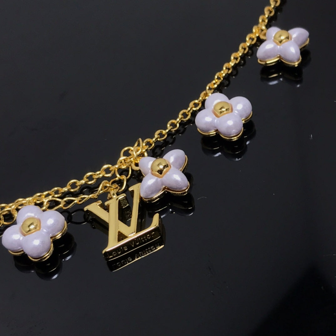 [AuraEcho Jewelry]LOGO 6 MOTIF STAR AND SUN GOLD BRACELET