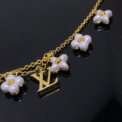 [AuraEcho Jewelry]LOGO 6 MOTIF STAR AND SUN GOLD BRACELET