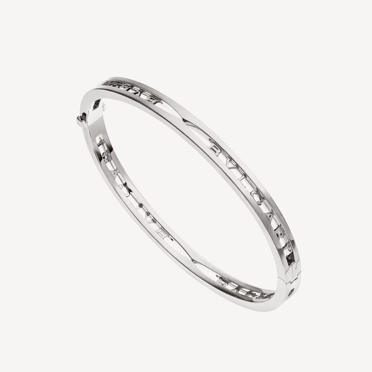 [AuraEcho Jewelry]ZERO 1 SPIRAL LOGO SILVER BRACELET