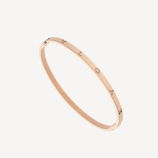 [AuraEcho Jewelry]ZERO 1 PINK GOLD BRACELET