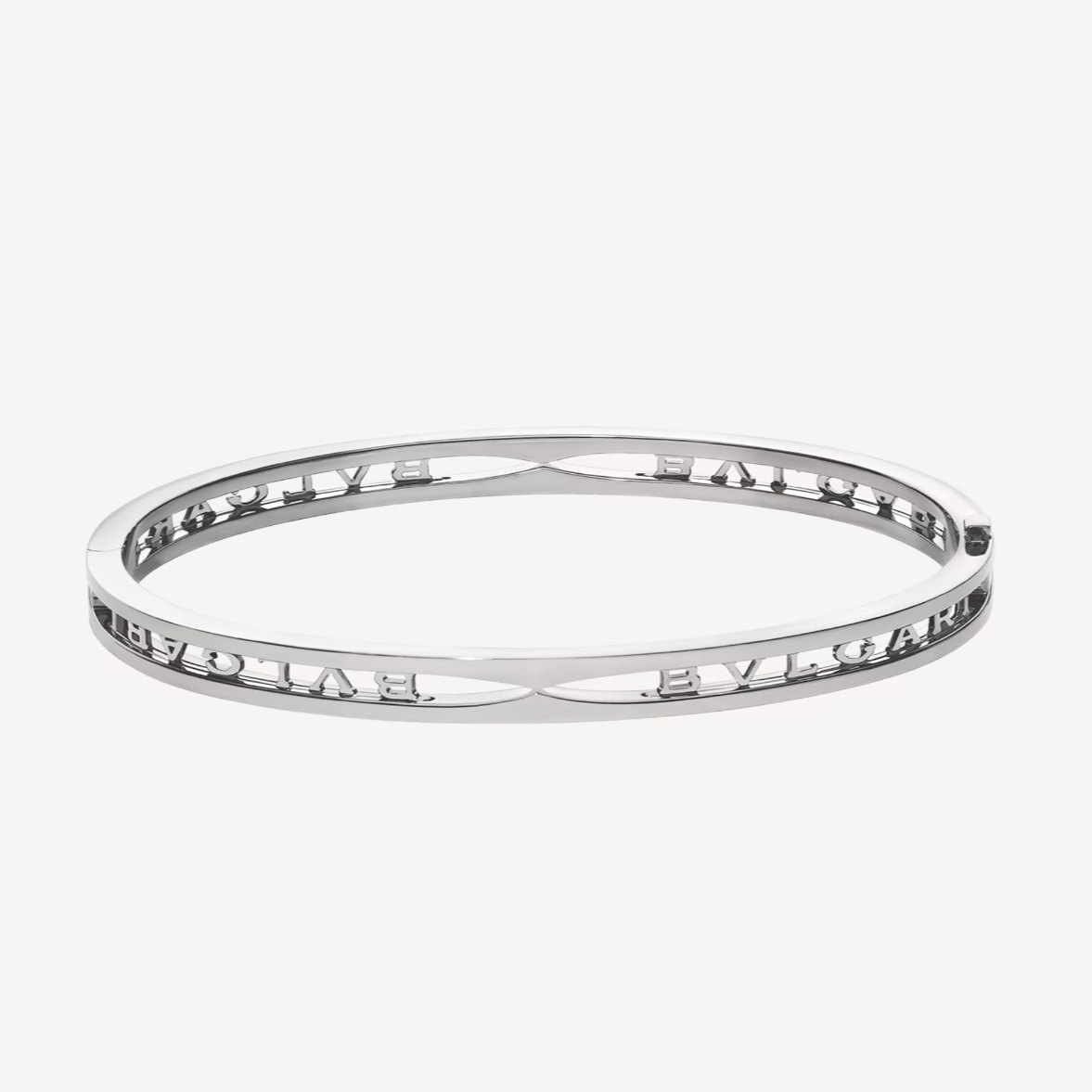 [AuraEcho Jewelry]ZERO 1 SPIRAL LOGO SILVER BRACELET
