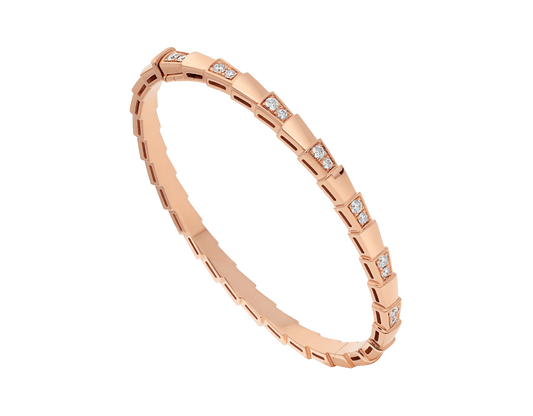 [AuraEcho Jewelry]SERPENTI BRACELET PINK GOLD DIAMOND