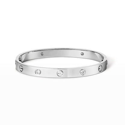 [AuraEcho Jewelry]LOVE BRACELET 6.1MM 4 DIAMONDS