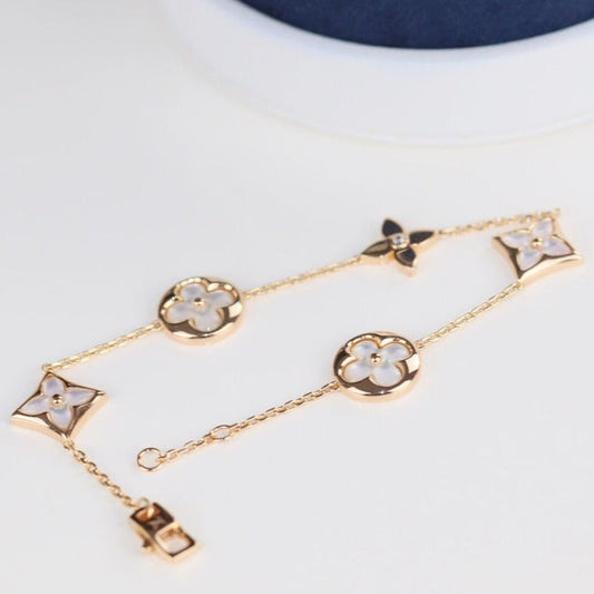 [AuraEcho Jewelry]LEAF CLOVER BRACELET