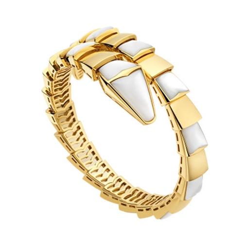 [AuraEcho Jewelry]SERPENTI BRACELET MOP GOLD