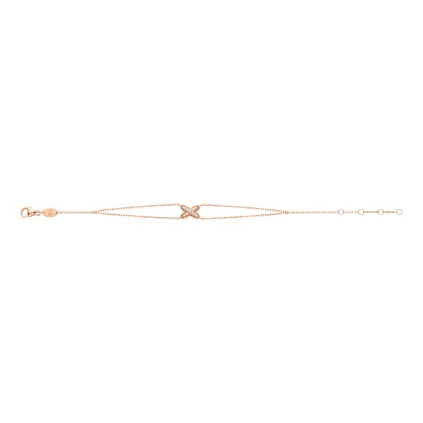 [AuraEcho Jewelry]JEUX BRACELET PINK GOLD DIAMOND