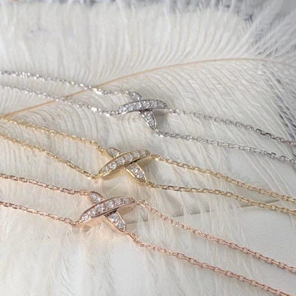 [AuraEcho Jewelry]JEUX BRACELET PINK GOLD DIAMOND