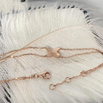 [AuraEcho Jewelry]JEUX BRACELET PINK GOLD DIAMOND