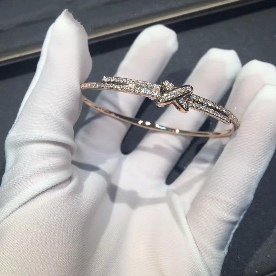 [AuraEcho Jewelry]JEUX DE BRACELET DIAMONDS PINK GOLD