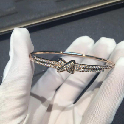[AuraEcho Jewelry]JEUX DE BRACELET DIAMONDS PINK GOLD