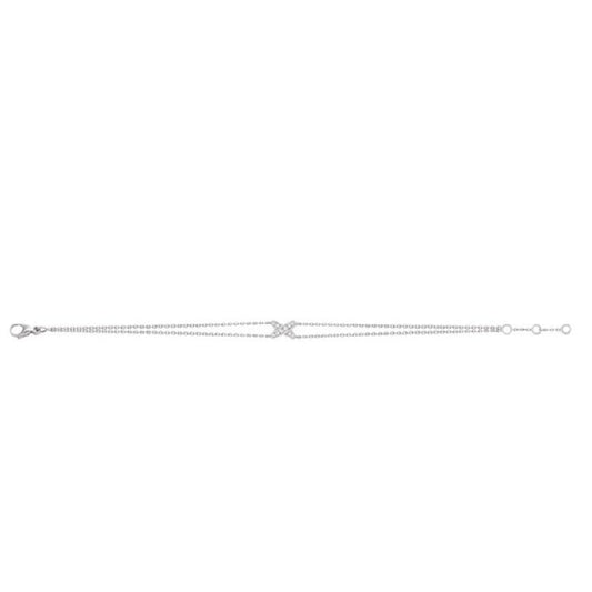 [AuraEcho Jewelry]JEUX BRACELET SILVER DIAMOND