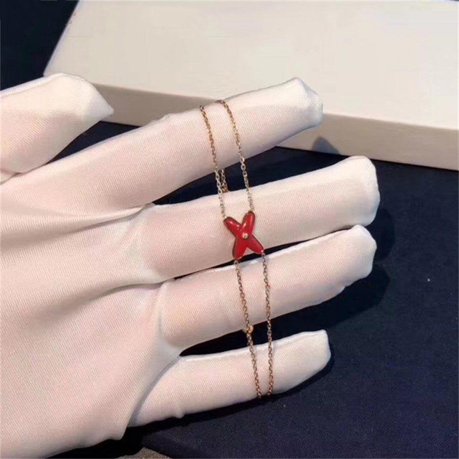 [AuraEcho Jewelry]JEUX BRACELET CARNELIAN PINK GOLD 1 DIAMOND