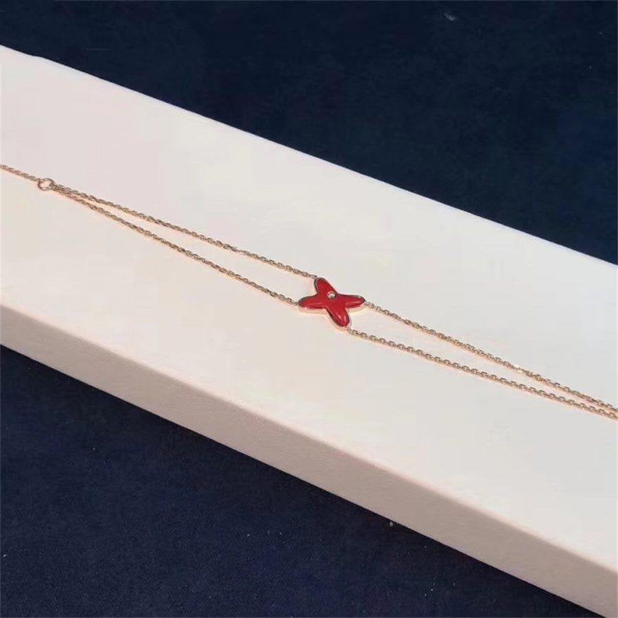 [AuraEcho Jewelry]JEUX BRACELET CARNELIAN PINK GOLD 1 DIAMOND