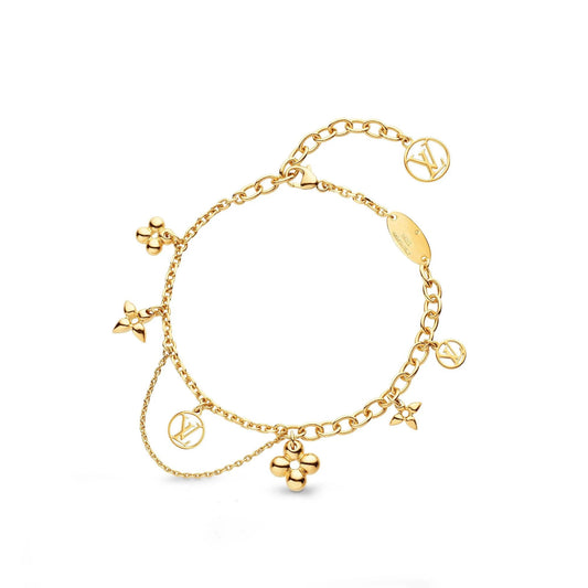 [AuraEcho Jewelry]BLOOMING PINK GOLD MOP BRACELET