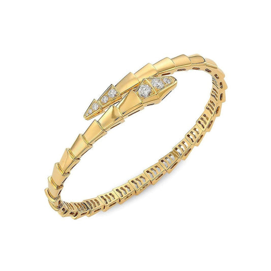 [AuraEcho Jewelry]SERPENTI BRACELET DIAMONDS PINK GOLD